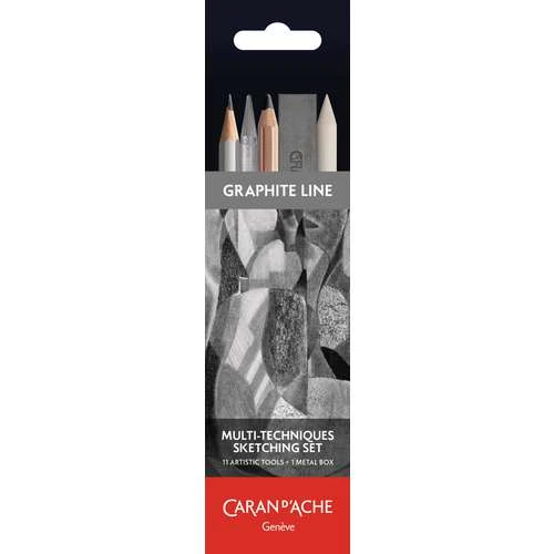 CARAN D'ACHE | GRAPHITE LINE Multi Techniques Sketching Set — 11 Artistic Tools 2 CARAN D'ACHE | GRAPHITE LINE Multi Techniques Sketching Set — 11 Artistic Tools - Image 2