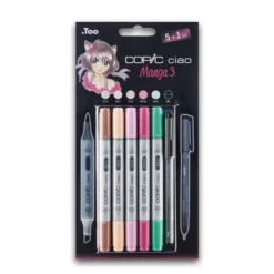 Copic Ciao 5 + 1 Manga Sets -Painting Tool Store CopicCiao52B1MangaSets 2
