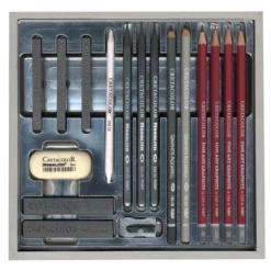 Cretacolor Silver Wooden Box Set -Painting Tool Store CretacolorSilverWoodenBoxSet 2