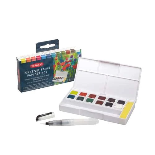 DERWENT | INKTENSE Paint Pan — Travel Set 2 1 DERWENT | INKTENSE Paint Pan — Travel Set 2