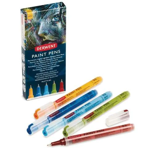 DERWENT | PAINT PEN Sets — 5 Pens 2 DERWENT | PAINT PEN Sets — 5 Pens - Image 2