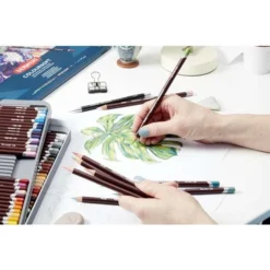 Derwent Coloursoft Wooden Box 48 Pencil Sets 9 Derwent Coloursoft Wooden Box 48 Pencil Sets -Painting Tool Store DerwentColoursoftWoodenBox48PencilSets 4