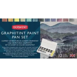 Derwent Graphitint Paint Pan Set -Painting Tool Store DerwentGraphitintPaintPanSet 3