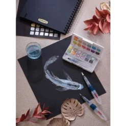 Derwent Inktense Paint Pan Travel Set -Painting Tool Store DerwentInktensePaintPanTravelSet 5