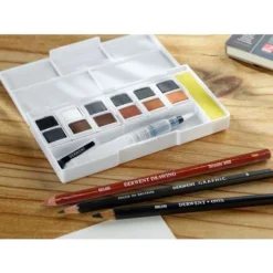 Derwent Shade And Tone Mixed Media Set -Painting Tool Store DerwentShadeandToneMixedMediaSet 2