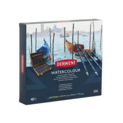 Derwent Watercolour 48 Pencil Wooden Box Set -Painting Tool Store DerwentWatercolour48PencilWoodenBoxSet 3