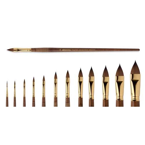 Escoda Grafilo Kolinsky Red Sable Filbert Brushes Series 2820 1 Escoda Grafilo Kolinsky Red Sable Filbert Brushes Series 2820