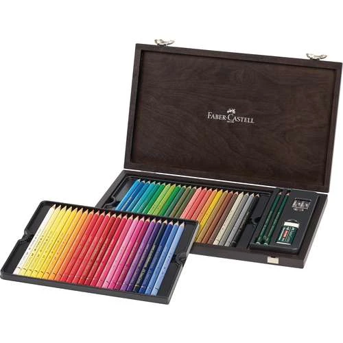 FABER-CASTELL | Polychromos Wooden Box Set — 48 Pencils 1 FABER-CASTELL | Polychromos Wooden Box Set — 48 Pencils