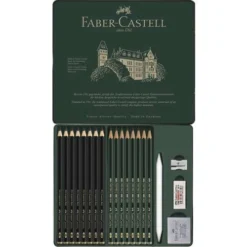 Faber-Castell Castell 9000 & Pitt Graphite Matt Pencil Set -Painting Tool Store Faber CastellCastell900026amp3BPittGraphiteMattPencilSet 2