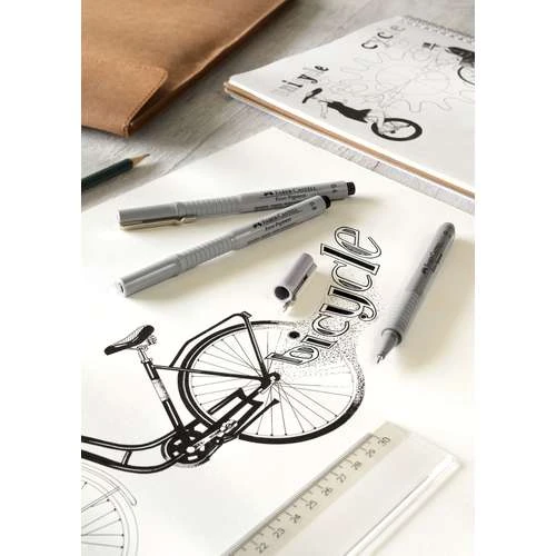 Faber-Castell Ecco-Pigment Pen Set Bicycle 4 Faber-Castell Ecco-Pigment Pen Set Bicycle - Image 4
