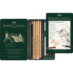 Faber-Castell Pitt 12 Piece Monochrome Set