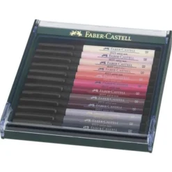 Faber-Castell Pitt Artist 12 Coloured Brush Pen Sets -Painting Tool Store Faber CastellPittArtist12ColouredBrushPenSets 4