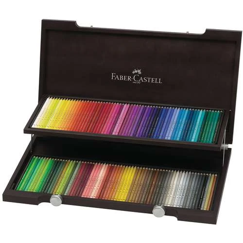 Faber-Castell Polychromos Artists' Colour Pencils Wooden Box Set 2 Faber-Castell Polychromos Artists' Colour Pencils Wooden Box Set - Image 2