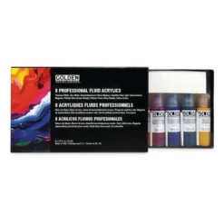 GOLDEN® | FLUID Acrylic Paint — Set Of 8 -Painting Tool Store GOLDENC2AE7CFLUIDacrylicpaintE28094setof8 2