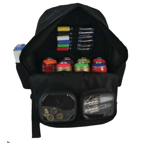 GRAPH STUFF | Backpack For Markers And Aerosols — Large Capacity 1 GRAPH STUFF | Backpack For Markers And Aerosols — Large Capacity