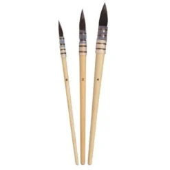 Gerstaecker Squirrel Hair Watercolour Wash Brush Set