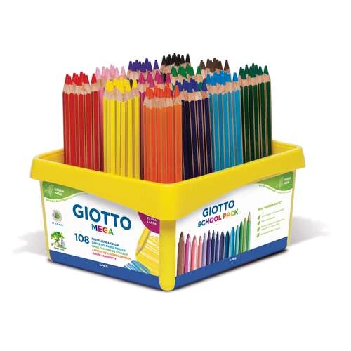 Giotto Mega School Crayon Set 1 Giotto Mega School Crayon Set