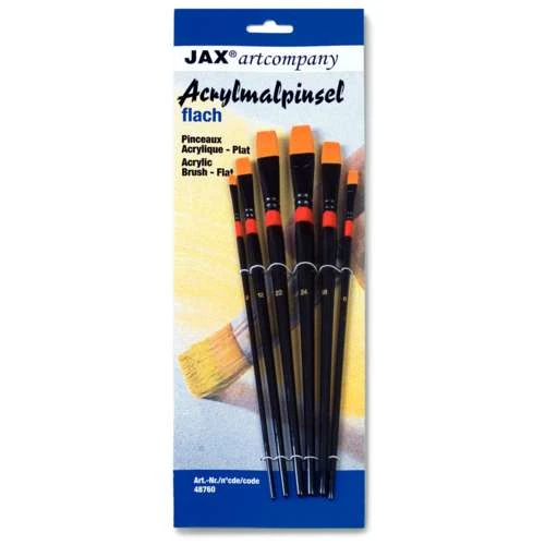 JAX Flat Synthetic Brush Set 1 JAX Flat Synthetic Brush Set
