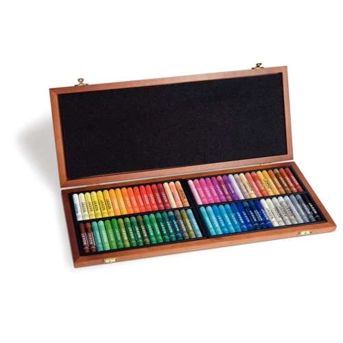 Jaxon Oil Pastels Wooden Box Set 1 Jaxon Oil Pastels Wooden Box Set