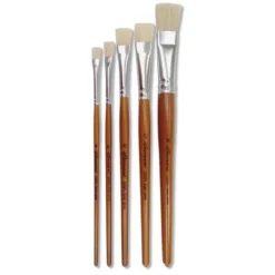 Léonard Flat Bristle Brush Set -Painting Tool Store LC3A9onardFlatBristleBrushSet 5