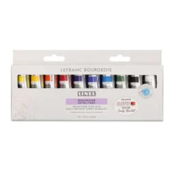 Lefranc & Bourgeois Linel Gouache Set 9 Lefranc & Bourgeois Linel Gouache Set -Painting Tool Store Lefranc26amp3BBourgeoisLinelGouacheSet 4