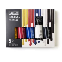 Liquitex Basics Acrylic Primary Colours Set -Painting Tool Store LiquitexBasicsAcrylicPrimaryColoursSet 5