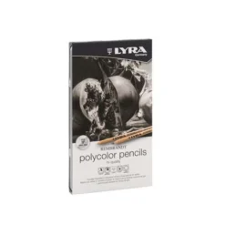 Lyra Rembrandt Polycolor Pencil Grey Tones Box Set -Painting Tool Store LyraRembrandtPolycolorPencilGreyTonesBoxSet 1