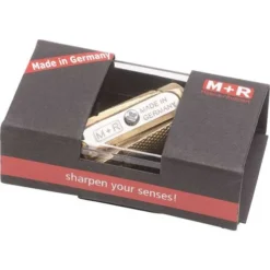 M+R Castor Brass Sharpener -Painting Tool Store M2BRCastorBrassSharpener 1