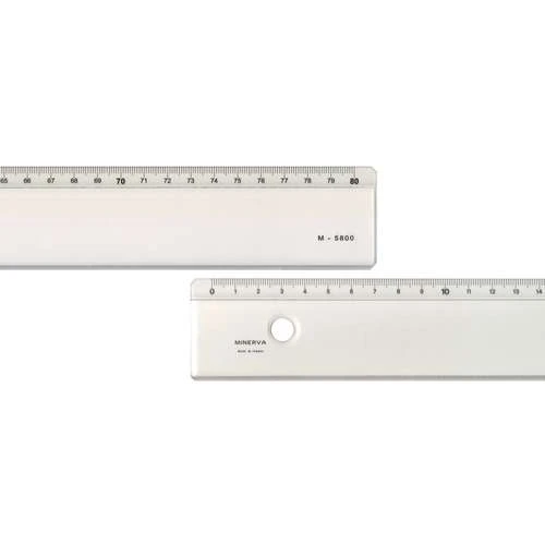 MINERVA | Plastic Ruler — 80cm 1 MINERVA | Plastic Ruler — 80cm