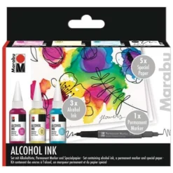 Marabu Alcohol Ink Set - Flowers