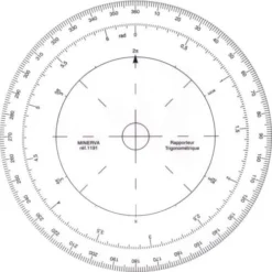 Minerva Trigonometric Protractor
