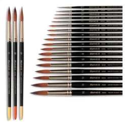 Raphaël Series 8408 Extra Fine Long Tip Watercolour Brushes