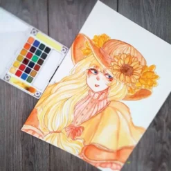 SAKURA | Koi Pocket Field Sketch Box — Sets -Painting Tool Store SAKURA7CKoiPocketFieldSketchBoxE28094sets 5