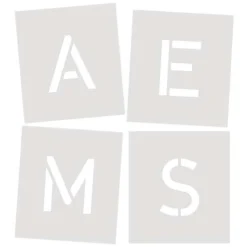 STANDARDGRAPH |Letter And Number Stencils — Packs