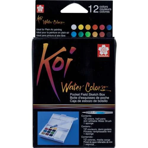 Sakura Koi Watercolour Sketch Sets 2 Sakura Koi Watercolour Sketch Sets - Image 2