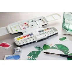 Schmincke | Akademie® Watercolour Set — 10 Half Pans -Painting Tool Store Schmincke7CAkademieC2AEWatercolourSetE2809410halfpans 4