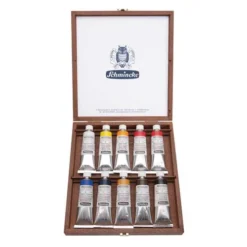 Schmincke Mussini Finest Oil Paints Wooden Box Set