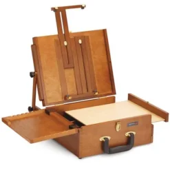 Sienna Pochade All-in-One Wooden Box -Painting Tool Store SiennaPochadeAll in OneWoodenBox 3