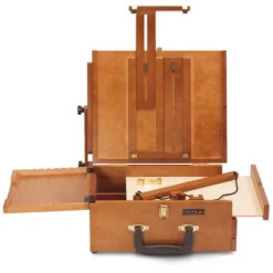 Sienna Pochade All-in-One Wooden Box -Painting Tool Store SiennaPochadeAll in OneWoodenBox 4