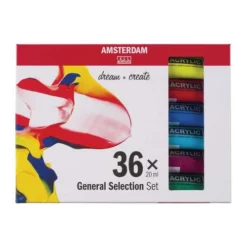 Talens Amsterdam Standard Series 36 Paint Set -Painting Tool Store TalensAmsterdamStandardSeries36PaintSet 3