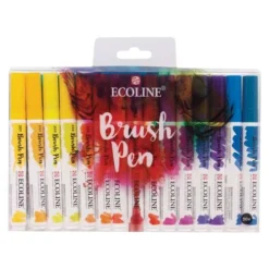 Talens Ecoline Brush Pen Marker Sets -Painting Tool Store TalensEcolineBrushPenMarkerSets 3