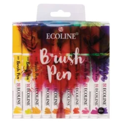 Talens Ecoline Brush Pen Marker Sets -Painting Tool Store TalensEcolineBrushPenMarkerSets 4