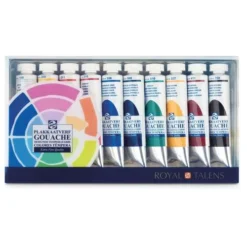 Talens Extra Fine Gouache Basic Set -Painting Tool Store TalensExtraFineGouacheBasicSet 1