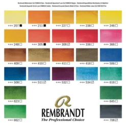 Talens Rembrandt Watercolour Metal Box Sets -Painting Tool Store TalensRembrandtWatercolourMetalBoxSets 2