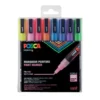 Uni Posca Glitter Markers PC-3ML Set Of 8