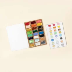 VIVIVA COLORS | Watercolor Pans Set - Deluxe 24 Pan Set -Painting Tool Store VIVIVACOLORS7CWatercolorPansSet Deluxe24panset 4