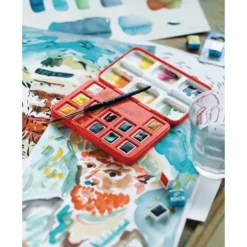 Van Gogh | Watercolour Pocket Box Special Edition — 12 Half Pans -Painting Tool Store VanGogh7CWatercolourPocketBoxspecialeditionE2809412halfpans 4