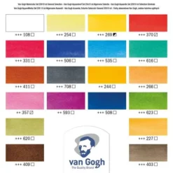 Van Gogh | Watercolour Set — 20 X 10ml Tubes -Painting Tool Store VanGogh7CWatercolourSetE2809420x10mltubes 3