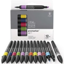 Winsor & Newton 12 Promarker Sets