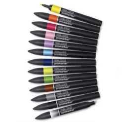 Winsor & Newton 12 Promarker Sets -Painting Tool Store Winsor26amp3BNewton12PromarkerSets 5
